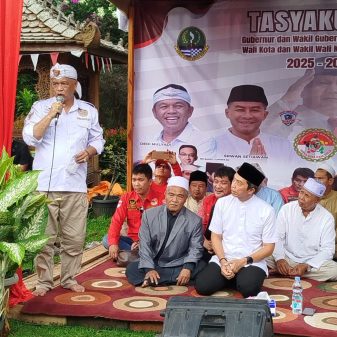 Irjen. Pol. (Purn.) Dr. Drs. H. Anton Charliyan, M.P.K.N. Hadiri Acara Syukuran Dedi Erwan dan Dedy Jenal