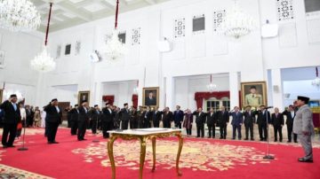 Pimpinan dan Dewas KPK Dilantik di Hadapan Presiden Prabowo, Ketua KPK Nyatakan Berantas