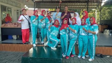 Lurah Tanah Baru Dicky Mahyudin Apresiasi Kegiatan Senam Bersama Jantung Sehat