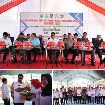 Pj Bupati Pinrang Jadi Pembina Apel Peringatan Hari Desa Nasional