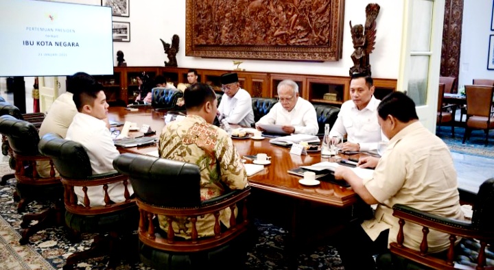 Presiden Prabowo Bahas Percepatan Pembangunan IKN