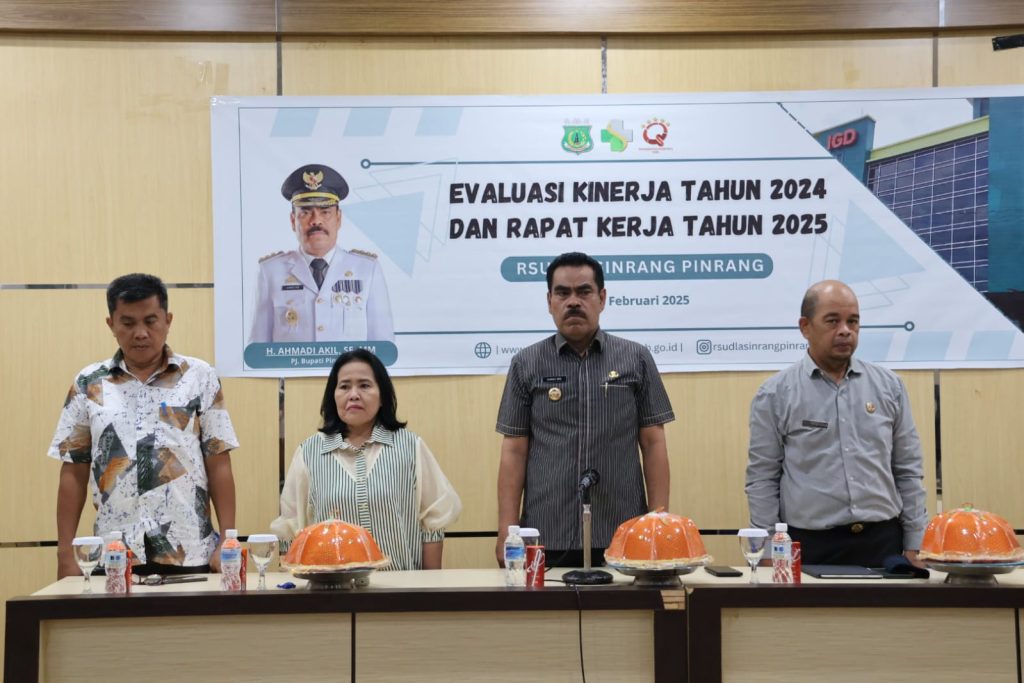 Pj Bupati Pinrang Menghadiri Rapat Evaluasi Kinerja Tahun 2024 Dan Rapat Kerja Tahun 2025.