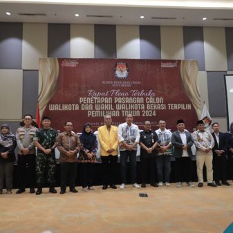 Pj  Wali Kota Bekasi Gani Muhamad Ucapakan Selamat Kepada Walikota dan Wakil Walikota Terpilih