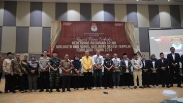 Pj  Wali Kota Bekasi Gani Muhamad Ucapakan Selamat Kepada Walikota dan Wakil Walikota Terpilih