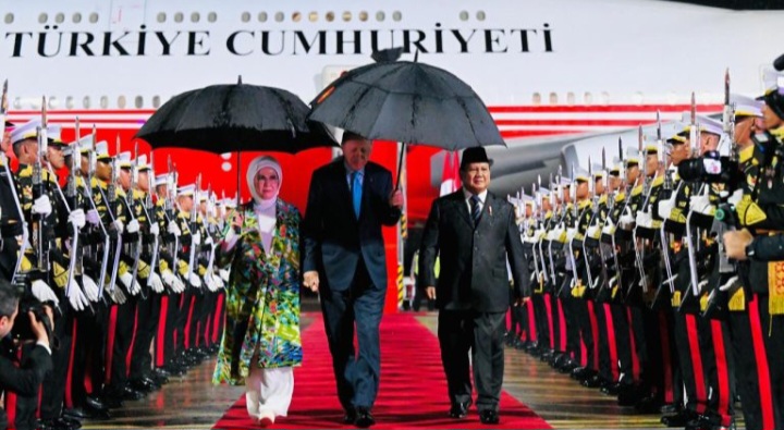 Presiden Prabowo Sambut Hangat Presiden Turki Erdogan