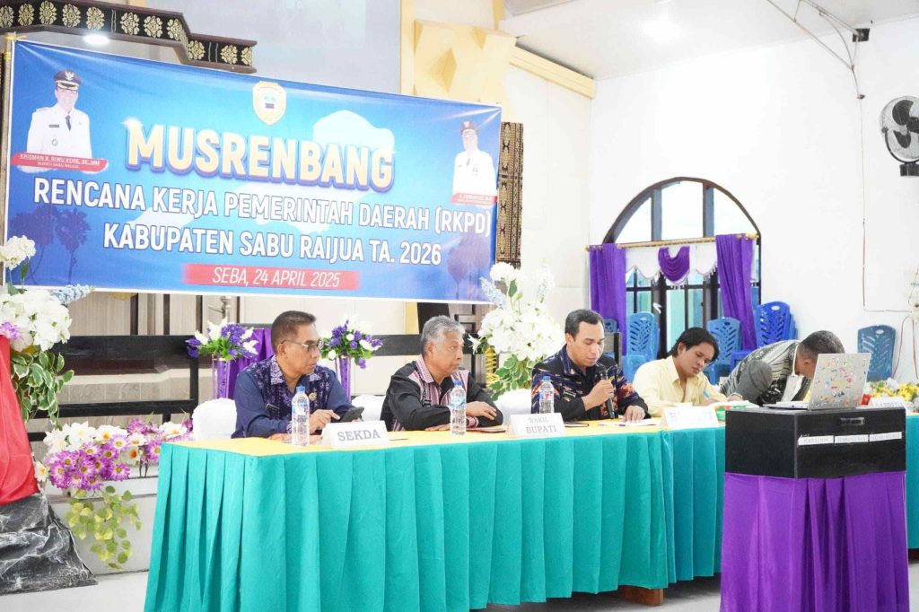 Gelar Musrenbang RKPD Tahun Anggaran 2026, Ini Sasaran Pembangunan Pemda Sabu Raijua