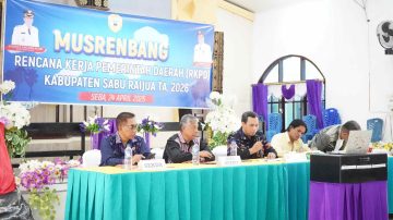 Gelar Musrenbang RKPD Tahun Anggaran 2026, Ini Sasaran Pembangunan Pemda Sabu Raijua