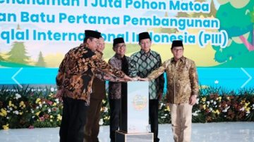 Sambut Hari Bumi Ke -55 Wali Kota Depok Hadiri Penanaman 1 Juta Pohon Matoa