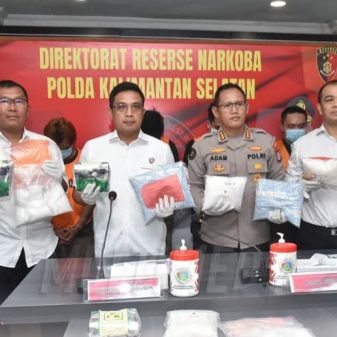 Polri Bongkar Jaringan Narkoba Lintas Kalimantan-Sulawesi