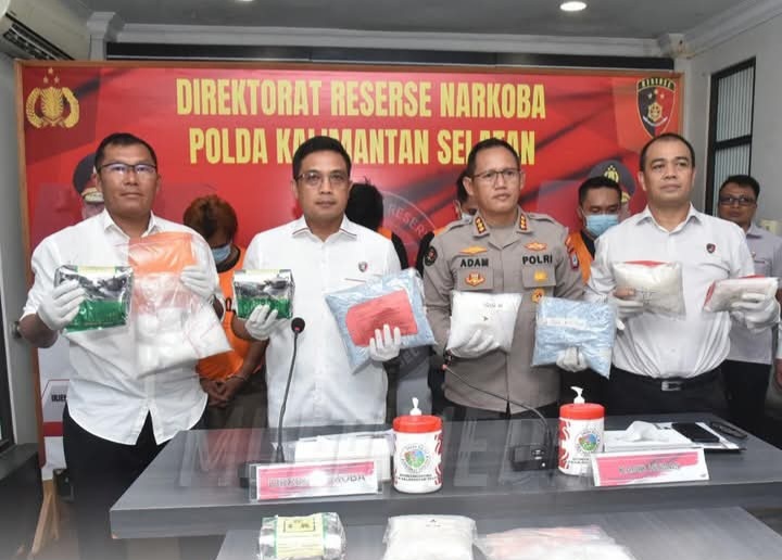 Polri Bongkar Jaringan Narkoba Lintas Kalimantan-Sulawesi