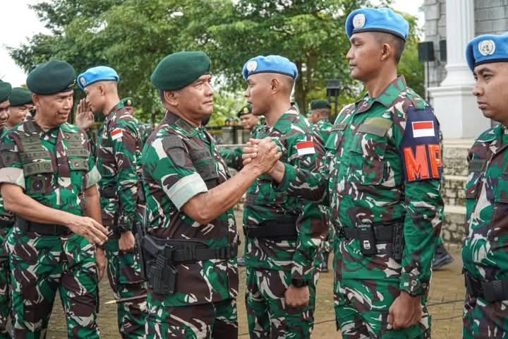 Pangdivif 3 Kostrad Pimpin Pelepasan Satgas BGC TNI Konga 39-G MONUSCO