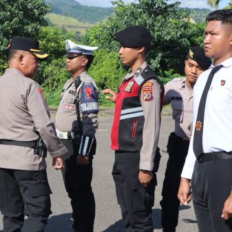 Polres Nagekeo Gelar Pasukan Operasi Semana Santa Turangga 2025
