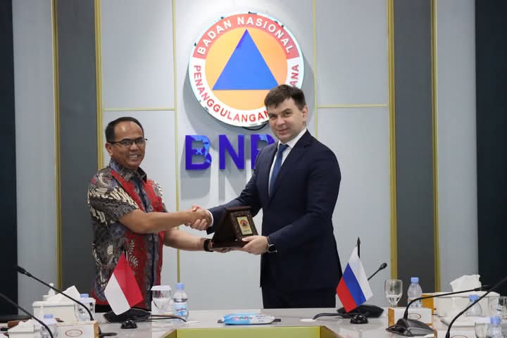 BNPB Indonesia dan Emercom Rusia Jajaki Hubungan Kerja Sama