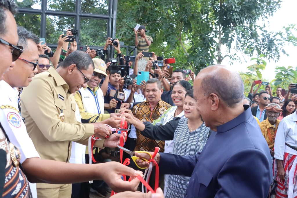 Wagub NTT Johni Asadoma Dampingi BNPP RI Buka Jalur Lintas Batas RI-RDTL