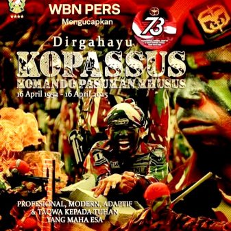 Dirgahayu Ke-73 Kopassus