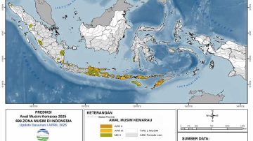 Prediksi Awal Musim Kemarau Periode April II – Mei I 2025