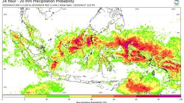 BMKG : Prospek Cuaca Indonesia Periode 18-24 April 2025