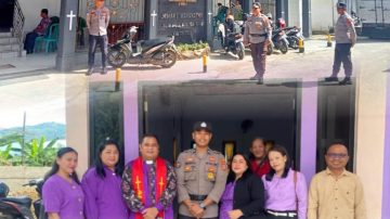 Polres Tolitoli Kerahkan 115 Personel Amankan 27 Gereja pada Peringatan Kenaikan Isa Almasih