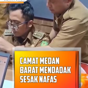 Camat Medan Barat Mendadak Sesak Nafas