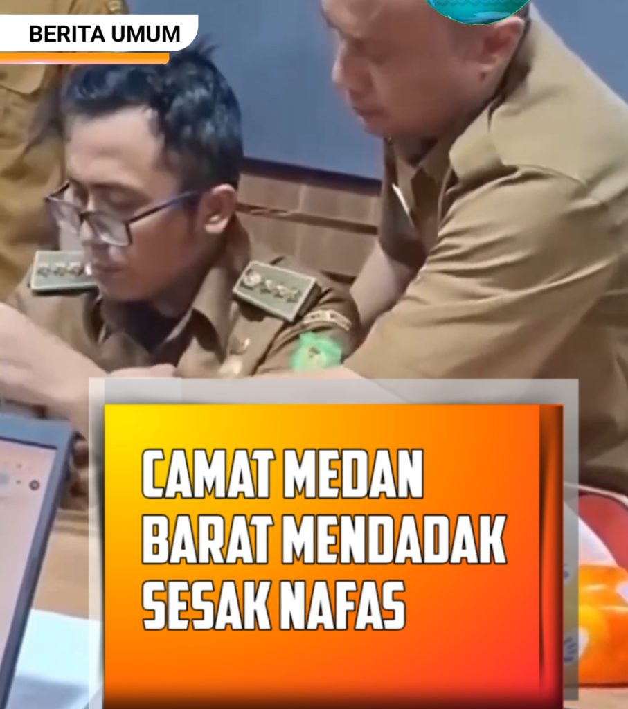 Camat Medan Barat Mendadak Sesak Nafas