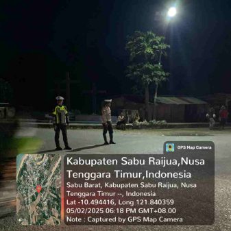 Satlantas Polres Sabu Raijua Rutin Himbau Pengendara Gunakan Helm