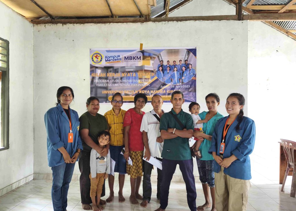 Mahasiswa KKN Unwira Kupang Sosialisasi Pencegahan Maladministrasi
