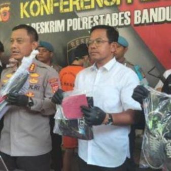 Polrestabes Bandung Berhasil Mengamankan Begal Sadis