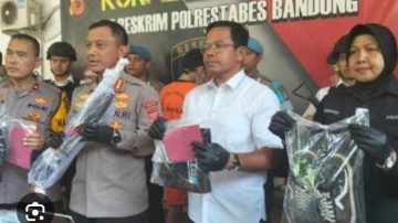 Polrestabes Bandung Berhasil Mengamankan Begal Sadis