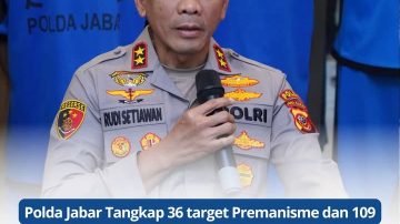 Polda Jabar Tangkap 36 Target Premanisme dan 109 Diamankan Ganggu Ketertiban