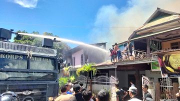 Kebakaran Kembali Terjadi di Tolitoli, Tujuh Rumah Ludes di Jalan S. Panggesar