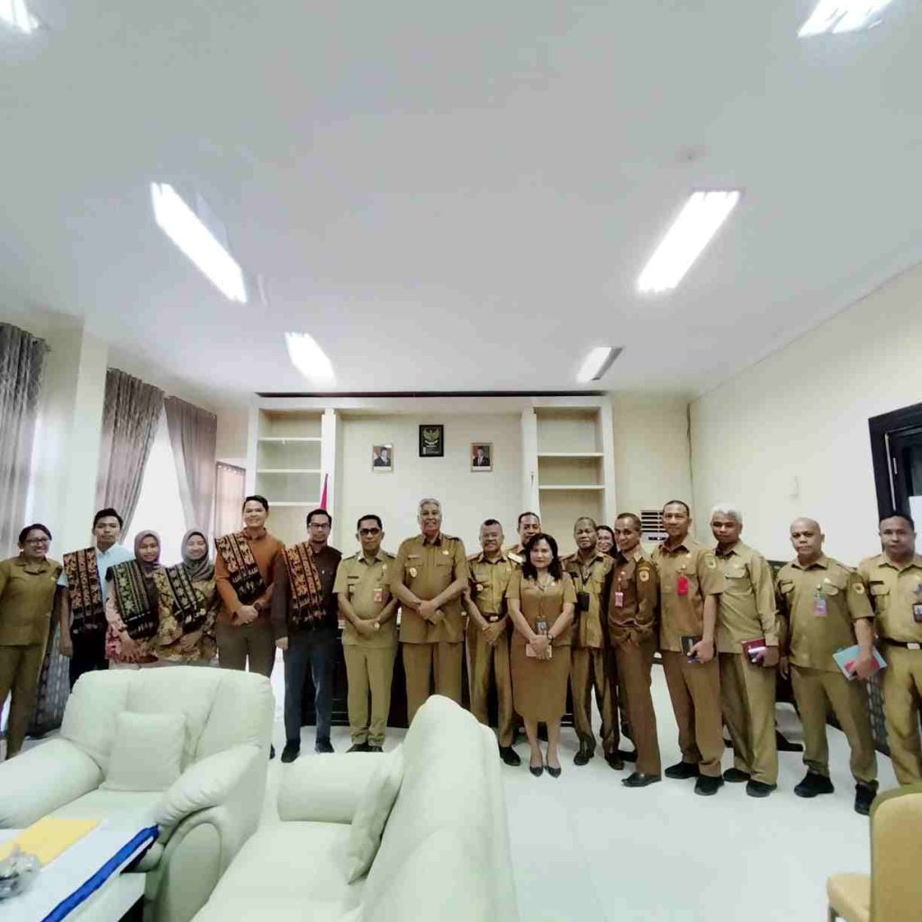 Wabup Tobias Uly Terima Kunjungan BPK