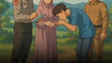 Penyelesaian Kasus Pelemparan Rumah Walet di Desa Malulu Dilakukan Secara Kekeluargaan