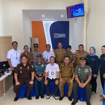 Kabag SDM Polres Tolitoli Hadiri Peresmian Kantor Unit BRI Tambun, Wakili Kapolres