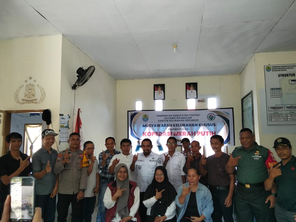 Pembentukan Koperasi Merah Putih di Kelurahan Sidoarjo, Baolan: wujud semangat ekonomi kerakyatan