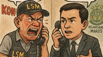 Beredar Video Percakapan Via Telfon Antara LSM Pekan 21 Bersama Ketua KONI Maros yang Lakukan Adu Argumentasi