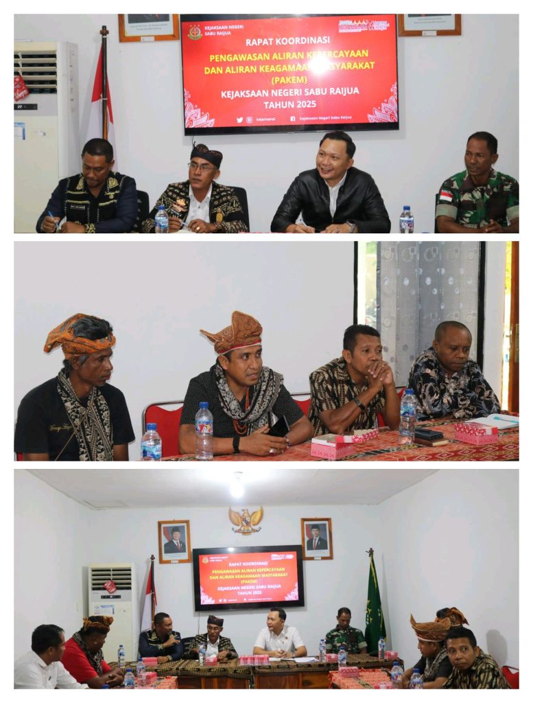 Kejari Sabu Raijua Gelar Rakor Pakem Tahun 2025