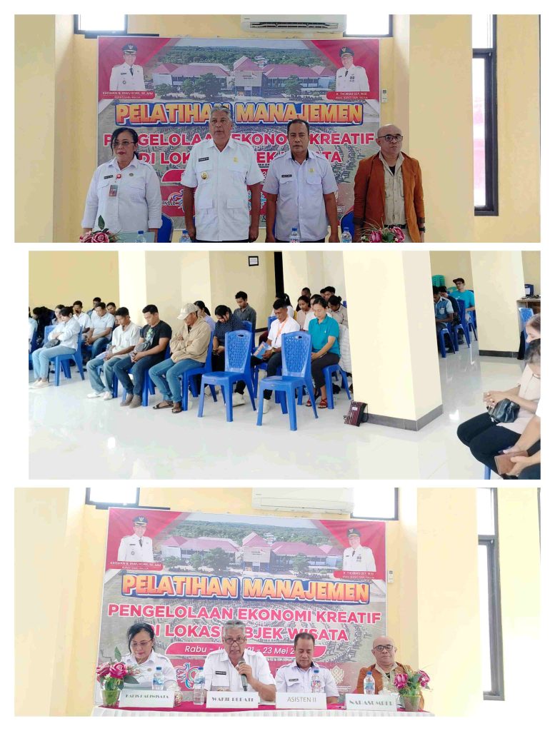 Wakil Bupati Buka Pelatihan Pengelolaan Ekonomi Kreatif di Sabu Raijua