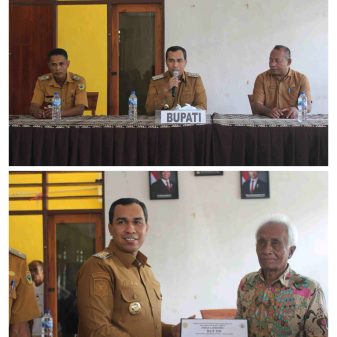 Didampingi Camat Sabu Timur, Bupati Krisman Riwu Kore Paparkan Beberapa Program Pro Rakyat