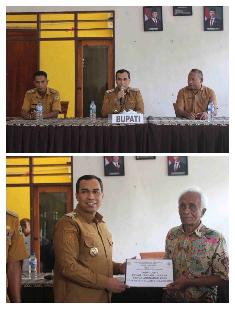 Didampingi Camat Sabu Timur, Bupati Krisman Riwu Kore Paparkan Beberapa Program Pro Rakyat