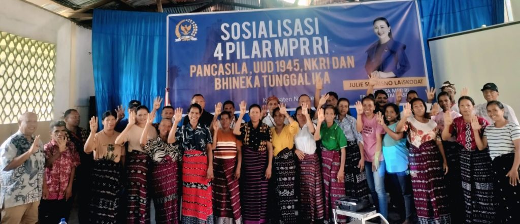 Sosialisasi 4 Pilar Kebangsaan Anggota MPR RI di Wolowea Nagekeo NTT Disambut Antusias