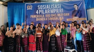 Sosialisasi 4 Pilar Kebangsaan Anggota MPR RI di Wolowea Nagekeo NTT Disambut Antusias