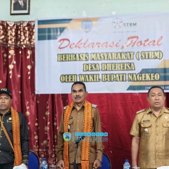 Deklarasi Lima Pilar STBM Desa Dhereisa Nagekeo