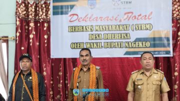 Deklarasi Lima Pilar STBM Desa Dhereisa Nagekeo