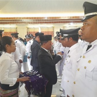 Lantik Puluhan Penjabat Kades, Bupati Ngada Ingatkan Prioritas Kinerja Pelayanan