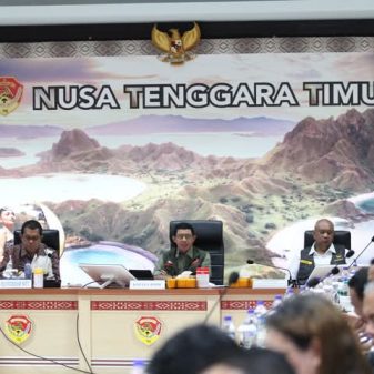 Gubernur NTT dan BNPB Koordinasi Lanjutan Penanganan Erupsi Lewotobi