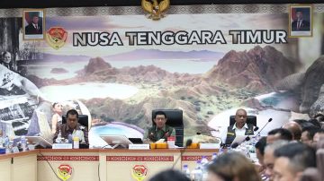 Gubernur NTT dan BNPB Koordinasi Lanjutan Penanganan Erupsi Lewotobi