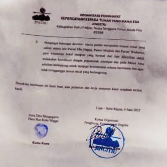 Sakral, Bangun Rumah Adat, Organisasi Jingitiu Larang Perjudian di Sabu Raijua