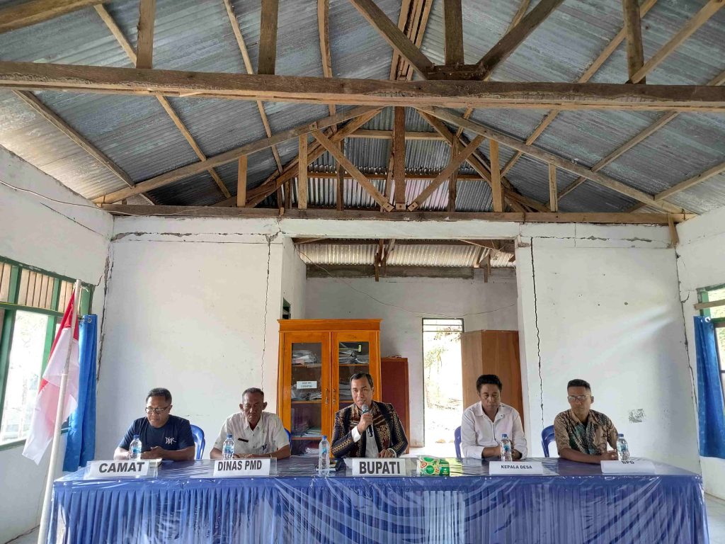 Kunker Bupati Sabu Raijua Serap Aspirasi Warga Desa