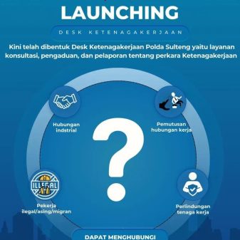 Polda Sulteng Bentuk Desk Ketenagakerjaan: Fasilitasi Layanan Konsultasi, Pengaduan, dan Pelaporan