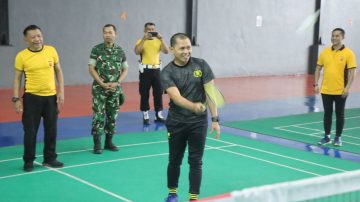Polres Indramayu Gelar Turnamen Bulutangkis Sambut Hari Bhayangkara ke-79